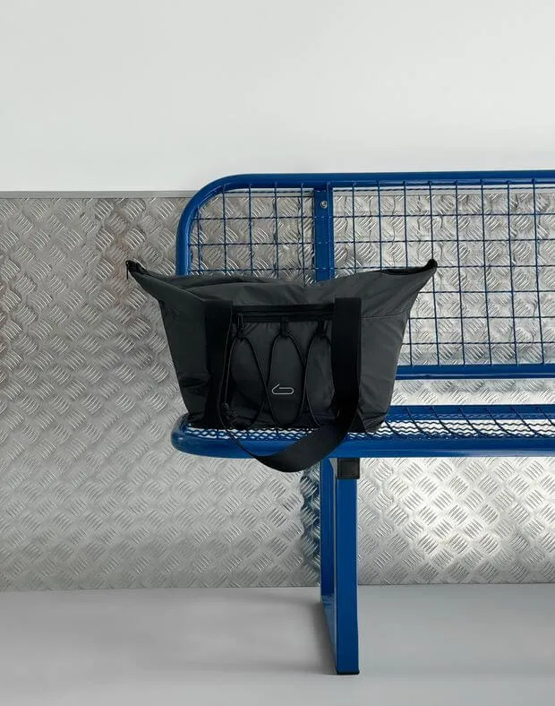 Сумка з додатковим відсіком, попелясто-сіра - Фото 2